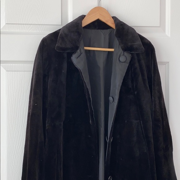 Neiman Marcus Faux Fur Reversible Coat - Picture 9 of 16